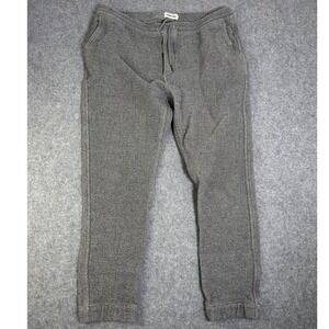 Taylor Stitch Apres Charcoal Sashiko Knit Jogger Pants